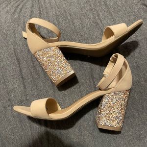 Bamboo Rhinestone heels
